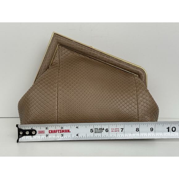 Fendi Beige Python Small First Clutch Bag - Picture 13 of 16